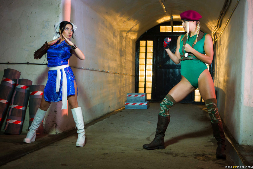 Chun Li and Cammy take their rivalry to the next level