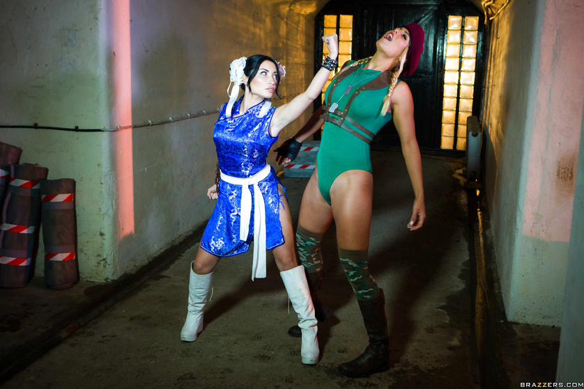 Chun Li and Cammy take their rivalry to the next level