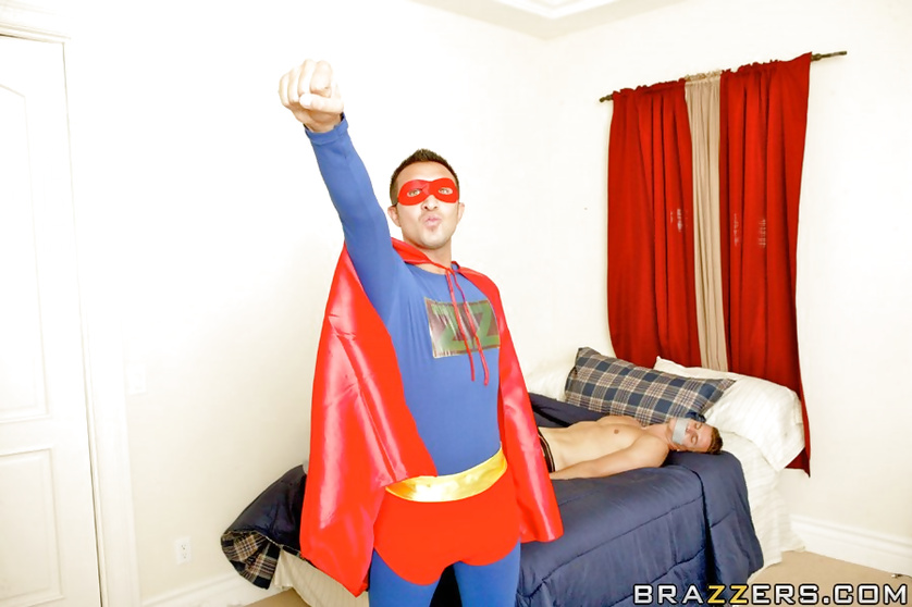 Blindfolded Super Girl is being fucked by her powerful lover