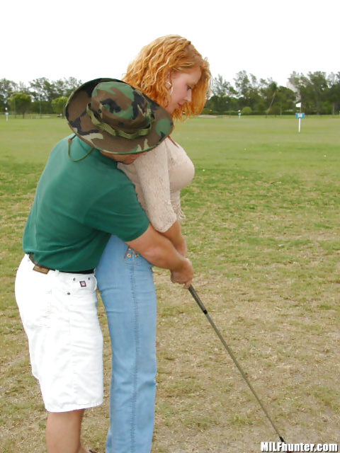480px x 640px - Playing golf with redhead MILF and fucking her hard