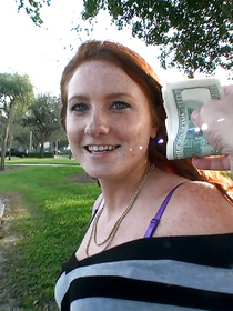 Horny woman is ready to fuck with the complete stranger is there's a chance to get some cash. She is letting this rich guy penetrate her holes deep.